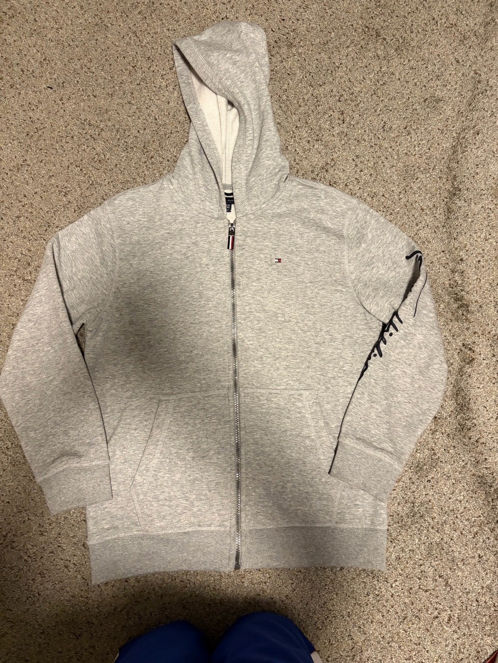 Tommy Hilfiger Heather Gray Full-Zip Hoodie